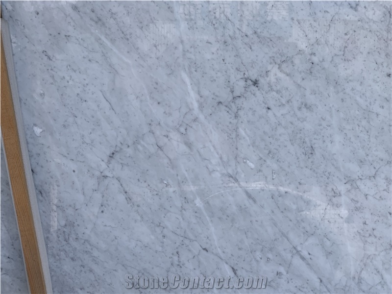 Italy Bianco Carrara White Marble Slabs Tiles Bathroom
