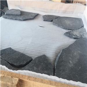 Natural Black Basalt Slabs for Landscaping Tiles