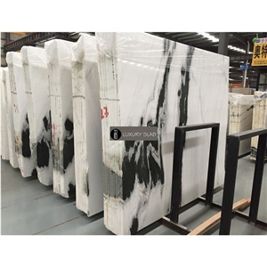 Panda White Marble Slabs for Floor Wall Tiles