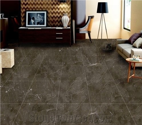 Turkey Cyprus Grey Brown Marble Slabs Tiles Floor