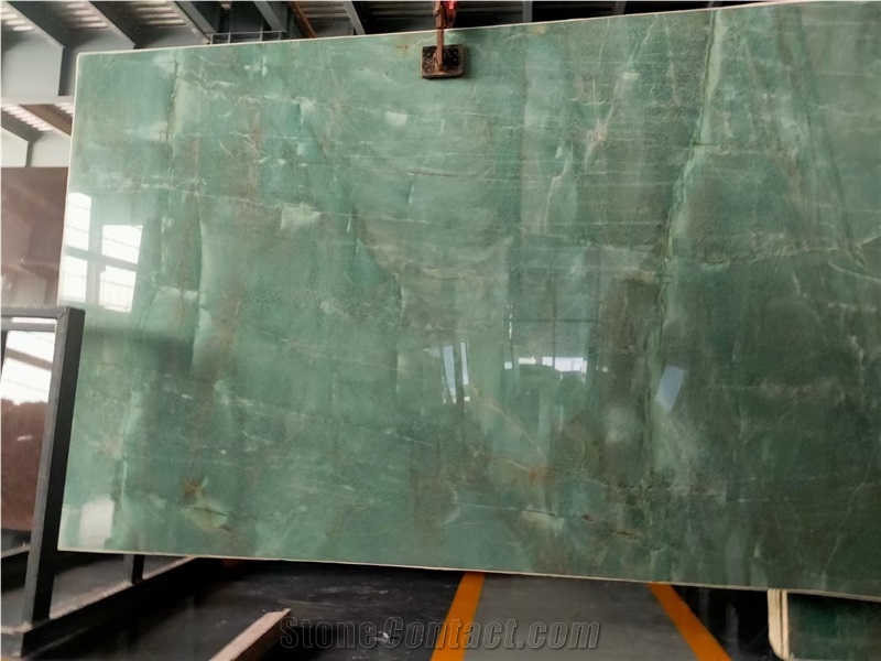 Harlequin Green Granite Slab