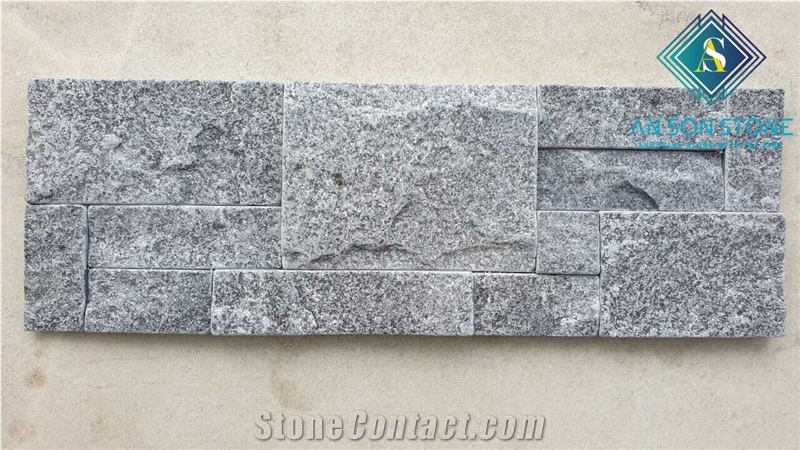 Black Tumbled Marble Wall Cladding Panel