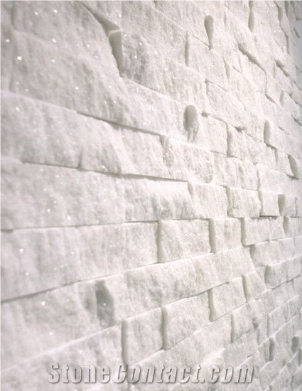 Minimaism Style White Marble Wall Cladding