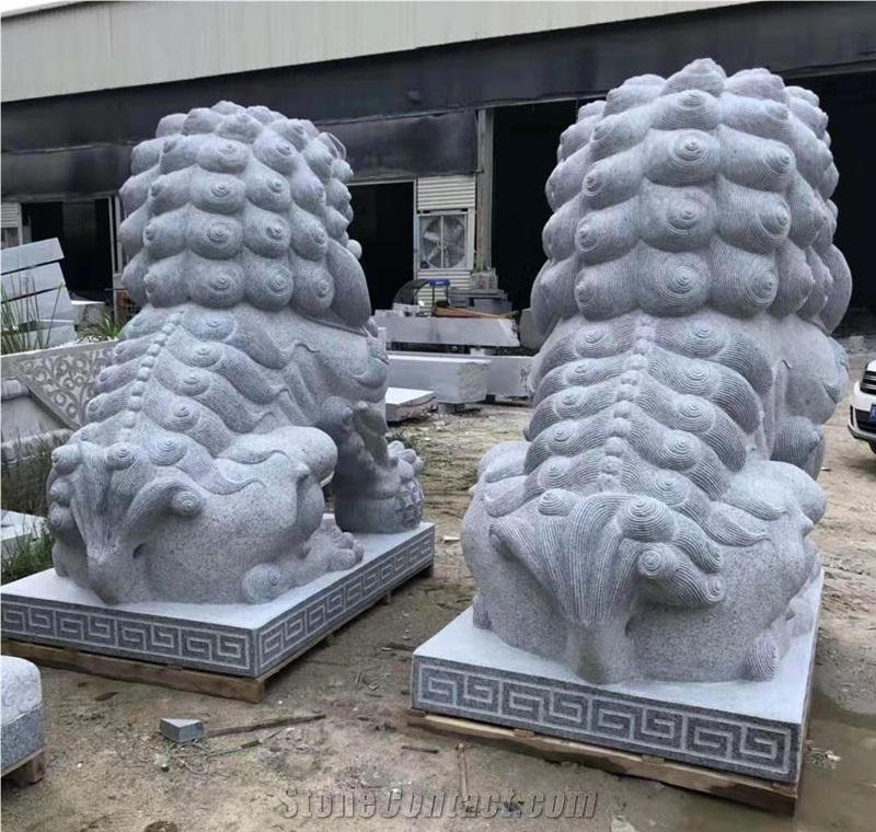 Shishi Srone Sculpture Garden Lion Guardian
