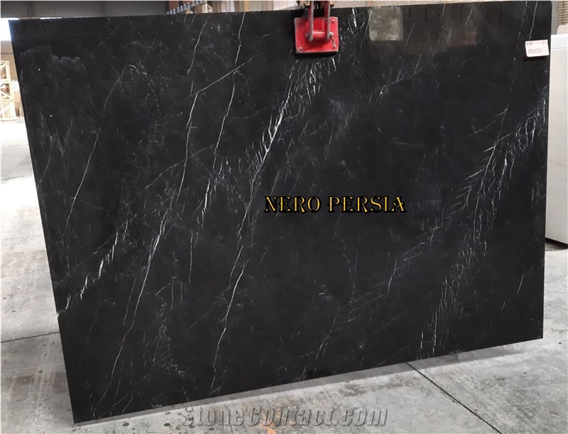 Nero Persia Black Marble Slabs