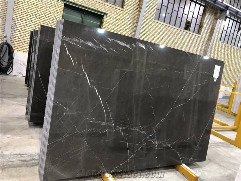 Pietra Grey Marble Polished Slabs, Pietra Gray Marble