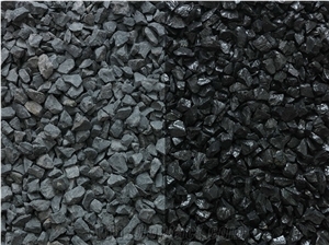 Crushed Stone Black Chip Stone for Landscaping