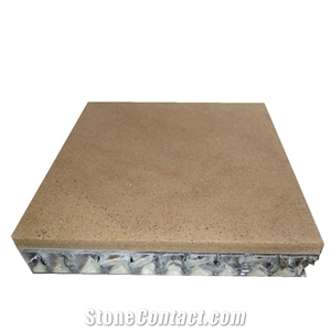 China Supplier Yellow Marble Aluminum Honeycomb Panel 10mm