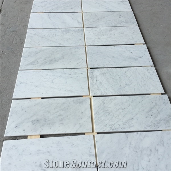 Bianco Carrara White Marble Floor Tile 300600 Bathroom Tile