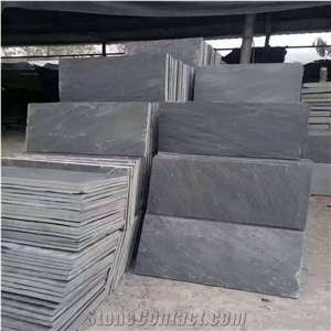 Black Riven Slate Tiles,Charcoal Grey Split Face Stone