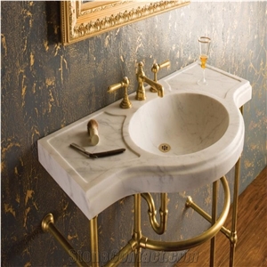 Emperador Dark Brown Marble Bathroom Sinks,Undermount Sink