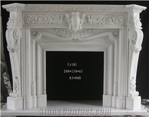 Factory Wholesale Custom Antique Marble Fireplace Mantel