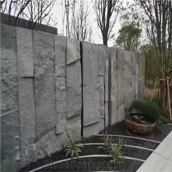 Grey Natural Granite Split Face,Wall Decoration,Tv Wall