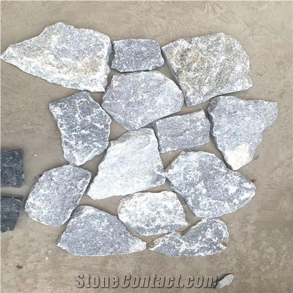 Yizhou Blue Granite Loose Split Wall Cladding,Garden Walling
