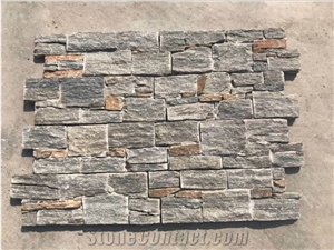 Cement Back Panels and Meshed Back Stacked Stone Veneer