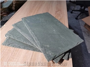 Green Gray Grey Natural Slate Roofing Tiles