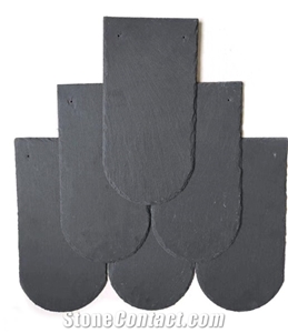 Natural Black Roofing Slate Tiles Scale Roof