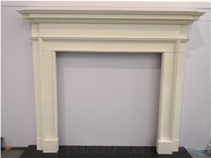 Traditional Uk English Indoor Simple Antique Fireplace