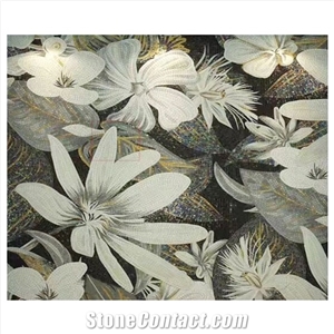All Kinds Of Sunflowers Glass Marble Mosaic Artworks