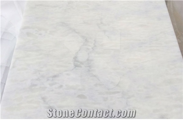 Mugla White Marble Tiles from Turkey, 40x40x2cm