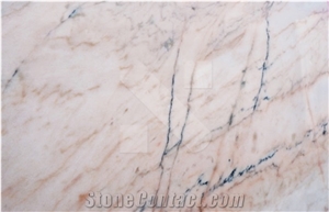 Rosa Portugal Marble Tiles with Delicate Vein