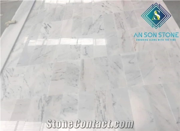 Milky White Marble Tile Big Discount