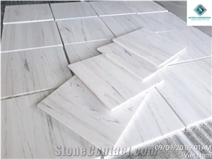 Natural Stone Tile with Milky White Marble