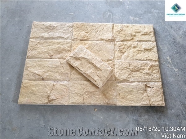 Yellow Split Face Marble Low Cost