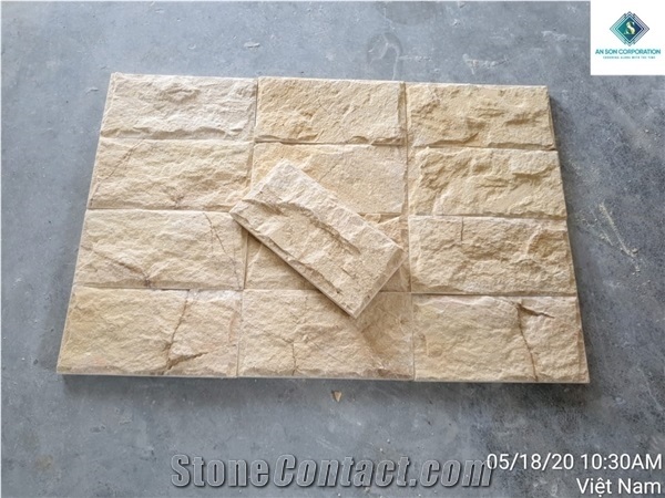 Yellow Split Face Marble Low Cost