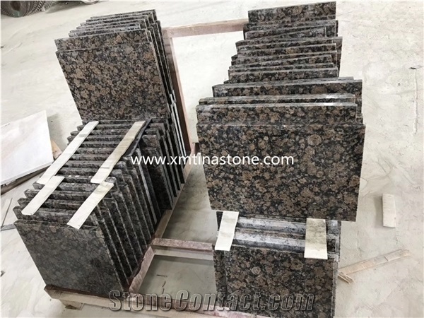 Baltic Brown Granite Slabs Tiles for Skirting Countertop