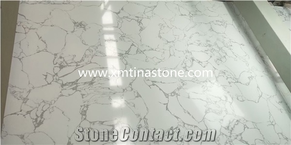 Calacatta White 3d Artificial Stone Slabs