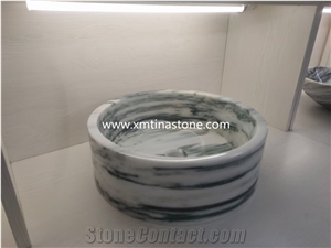 Natural Stone Oval Shape Wash Basin Sinks