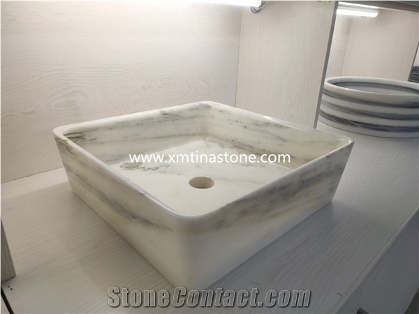 Natural Stone Wash Basin Rectangular Shape Sink
