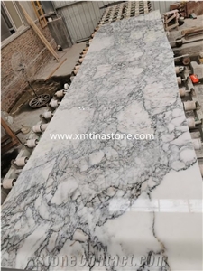 Snowland White Marble Polished Slabs Wall Tiles