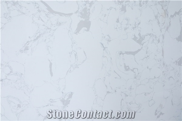 Waterproof White Color Artificial Marble Slabs