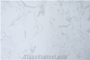 Waterproof White Color Artificial Marble Slabs