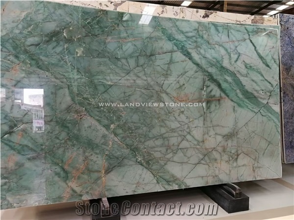 Pampers Green Quartzite Cristallo Verde Quartzite Wall Stone