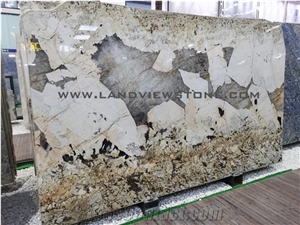 Pandora White Granite Slab Tile