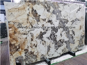 Pandora White Granite Slab Tile