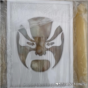 Customized Size Artificial Translucent Yellow Onyx Sheet
