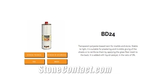 Bd24 Transparent Polyester-Based Resin for Marble, Stone