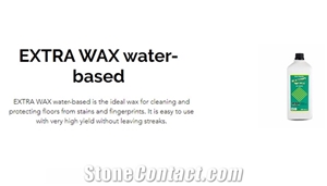 Extra Wax Water-Based for Cleaning and Protecting Floors