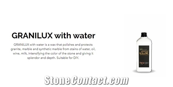 Granilux with Water Sealant Polishes, Protects Stone