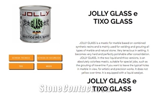 Jolly Glass E Tixo Glass Mastic for Marble
