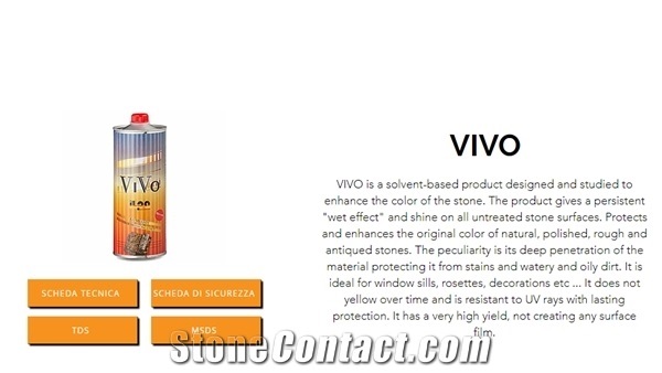 Vivo Solvent-Based Product Stone Color Enhancer