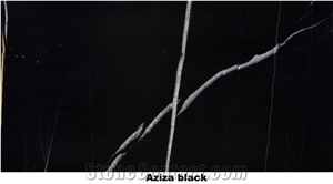 Aziza Black Marble Tiles & Slabs
