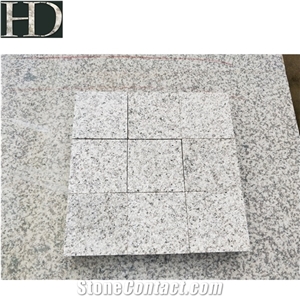 G655 Granite Stone Light Grey Cobblestone For Sale