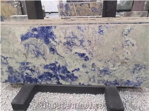 Blue Sodalite Granite Polished Tiles