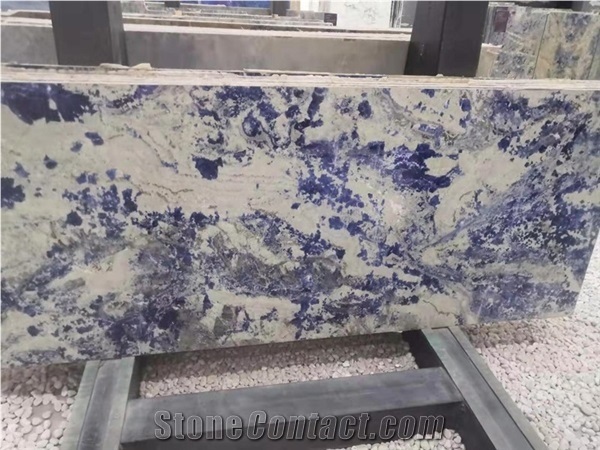 Blue Sodalite Granite Polished Tiles