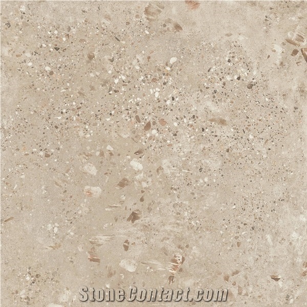 Cheap Beige Limestone Look Ceramic Tile Flooing Slab